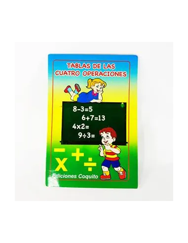 TABLA COQUITO 4 OPERACIONES