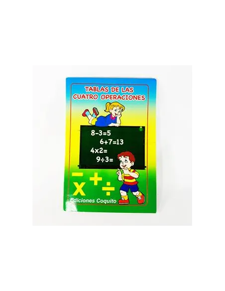 TABLA COQUITO 4 OPERACIONES