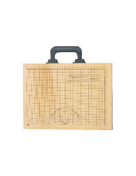 TABLERO MADERA DIBUJO TECNICO T/A4 EN CAJA C/REGLA