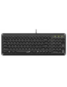 TECLADO GENIUS Q200 SLIMSTAR NEGRO USB TECLAS REDONDAS