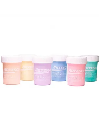 TEMPERA ARTESCO PASTEL X 6 COLORES 20ML