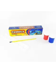 TEMPERA PASSOLA X 6 COLORES 20 ML  PALETAPINCEL