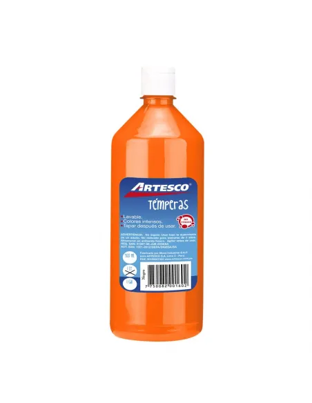 TEMPERA ARTESCO LITRO NARANJA