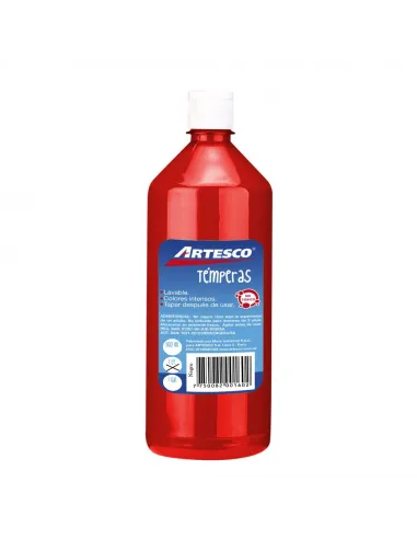 TEMPERA ARTESCO LITRO ROJO
