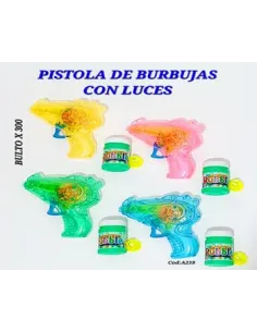 BURBUJA PISTOLA C/LUZ RA REF. A218