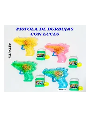 BURBUJA PISTOLA C/LUZ RA REF. A218