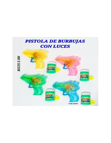 BURBUJA PISTOLA C/LUZ RA REF. A218