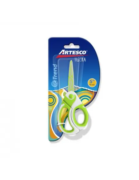 TIJERA ARTESCO TREND 5 PULG  13CM ANTI-CORTE 2 COLORES