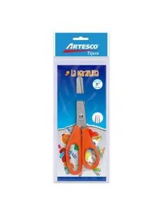 TIJERA ARTESCO LA NARANJITA 5 PULG 13CM ESCOLAR