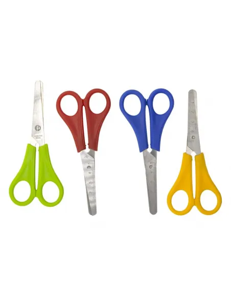 TIJERA PASSOLA ESCOLAR C/REGLA V/COL