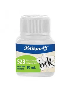TINTA PELIKAN CHINA BLANCA 15 CC