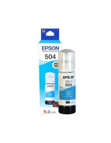TINTA EPSON BOTELLA T504 CYAN 4150/4160/6161/6191/6171