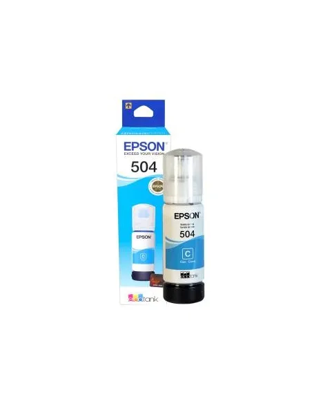 TINTA EPSON BOTELLA T504 CYAN 4150/4160/6161/6191/6171