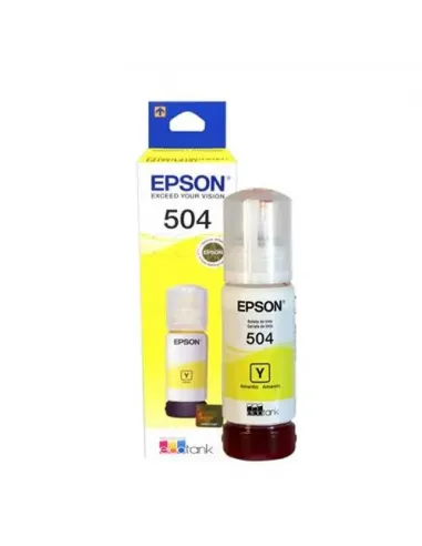 TINTA EPSON BOTELLA T504 YELOW 4150/4160/6161/6191/6171
