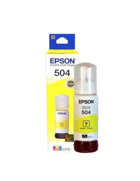TINTA EPSON BOTELLA T504 YELOW 4150/4160/6161/6191/6171