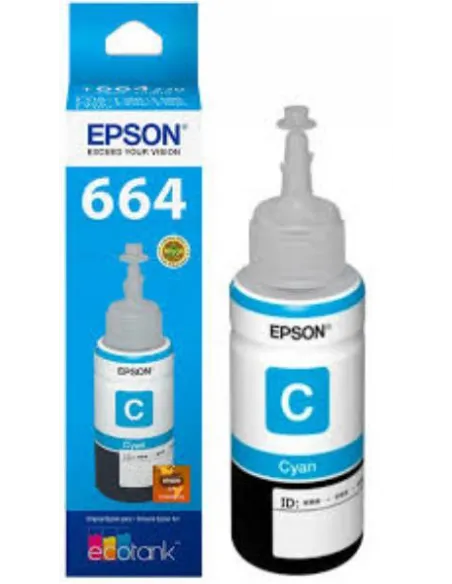 TINTA EPSON BOTELLA AZUL 664 L210/200/350/355/555