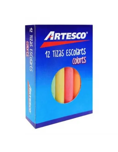 TIZA ARTESCO COLORES X 12 UND