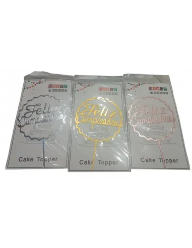 TOPPER RA HAPPY BIRTHDAY V/MODELOS