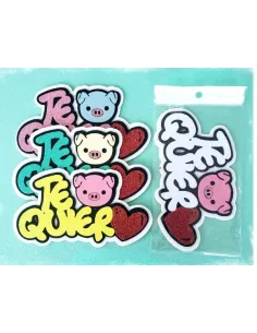 TOPPER TE QUIERO - CERDITO R. T061