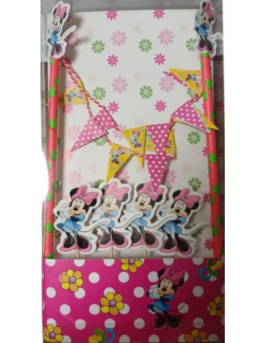 TOPPER RA MINNIE MOUSE SET X 7 PZS