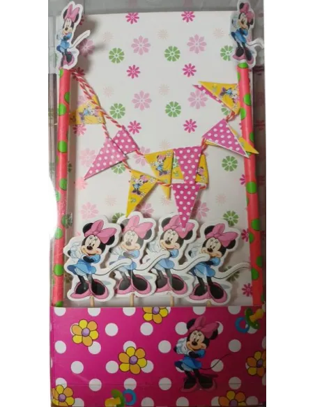 TOPPER RA MINNIE MOUSE SET X 7 PZS
