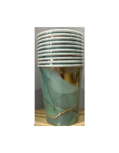 VASOS SWH ESTAMPADO VERDE X10UND 58J2T-15