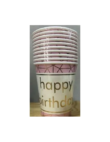 VASOS SWH ESTAMPADO HB ROSA X10UND 58J2T-18