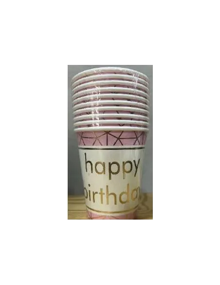 VASOS SWH ESTAMPADO HB ROSA X10UND 58J2T-18