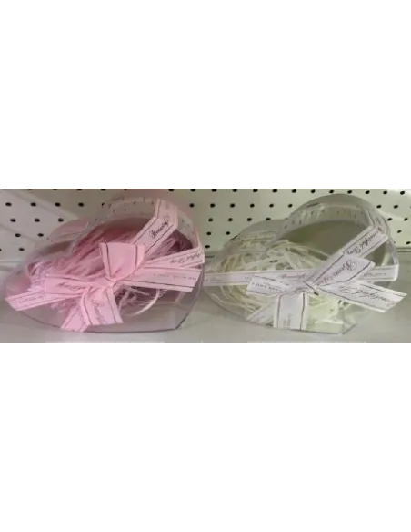 CAJA D/ REGALO RA CORAZON TAPA TRANSP. C/VINTA V/COLORES 11X14.5CM LH974