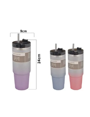 VASO TERMICO ACERO 304 30OZ SURT.REFSAN5152 341913