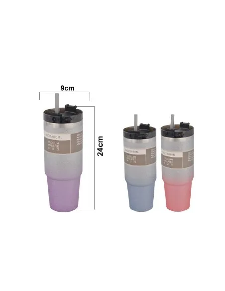 VASO TERMICO ACERO 304 30OZ SURT.REFSAN5152 341913