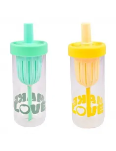 VASO VIDRIO C/SORBETE 600ML REFSAN4739 776780