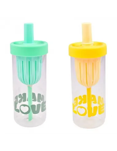 VASO VIDRIO C/SORBETE 600ML REFSAN4739 776780