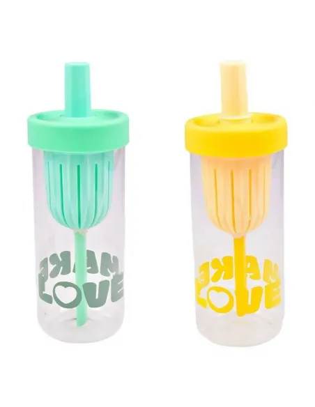 VASO VIDRIO C/SORBETE 600ML REFSAN4739 776780