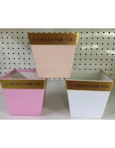 CAJA D/REGALO RA FLOWERS FOR YOU C/SURTIDO 11CM ALTO LH960