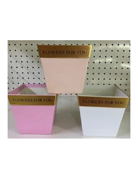 CAJA D/REGALO RA FLOWERS FOR YOU C/SURTIDO 11CM ALTO LH960