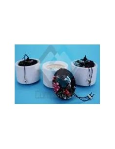 VELA AROMATICA REDONDA C/TAPA TELA V/MODELOS IC1090-05