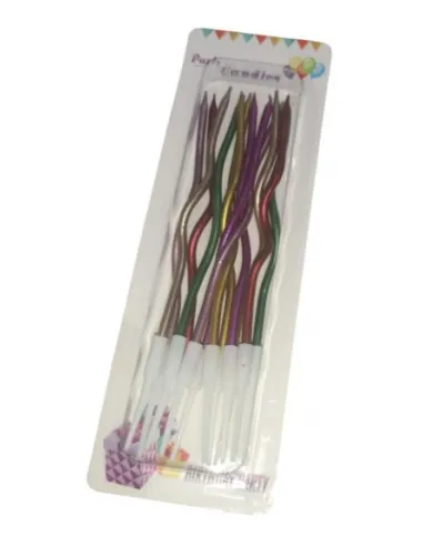 VELA CURVA MULTICOLOR 12UND