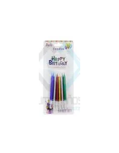 VELA HAPPY BRITHDAY MULTICOLOR 10PCS PT03-015-34