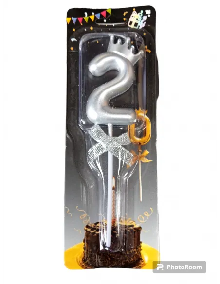 VELA CORONA PLATA 2 IC743-13