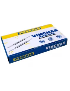 VINCHA PASSOLA METALICA INOXIDABLE CAJA X 50 UNDS