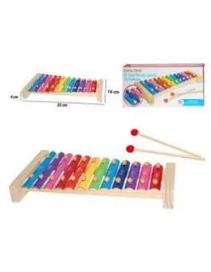 XILOFONO COQUITO MUSICAL MADERA 8 NOTAS ST762