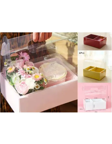 CAJA REGALO ACETATO C/SURTIDOS 30X26X18CM