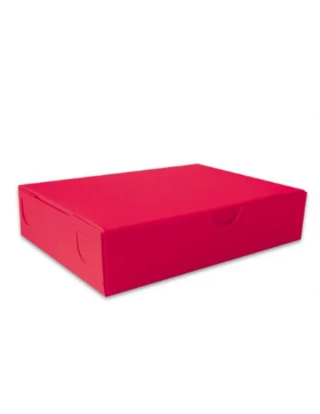 CAJA P/TORTA FUCSIA X12