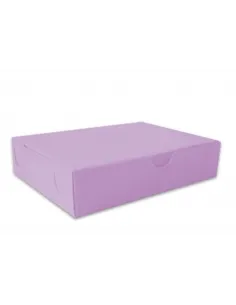 CAJA P/TORTA LILA X12
