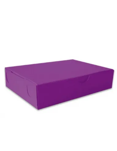 CAJA P/TORTA MORADO X12 110301
