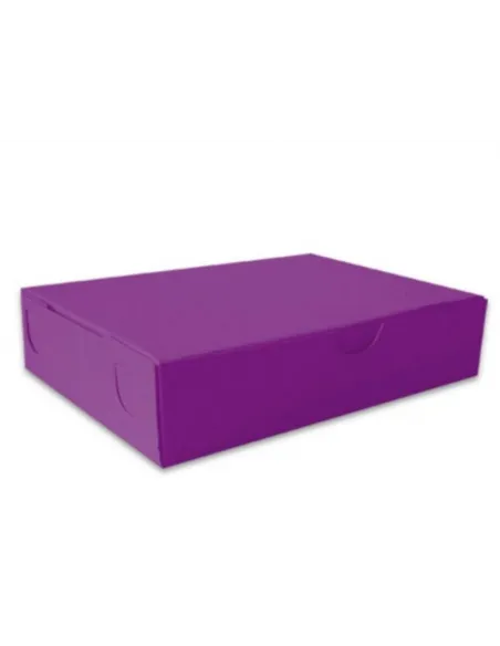 CAJA P/TORTA MORADO X12 110301