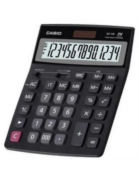CALC. CASIO MESA GX-14S/B 14 DIGITOS