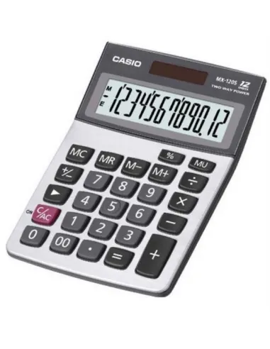 CALC. CASIO MESA MX-120S/B 12 DIGITOS