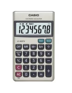 CALC. CASIO BOLSILLO LC-403TV 8 DIGITOS